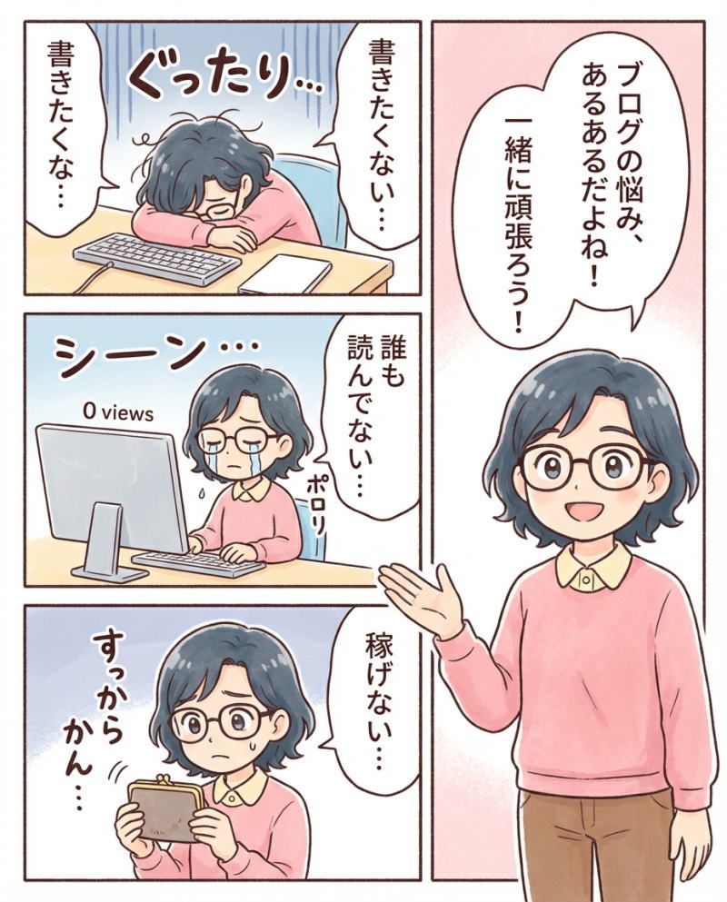 ブログの悩みあるある